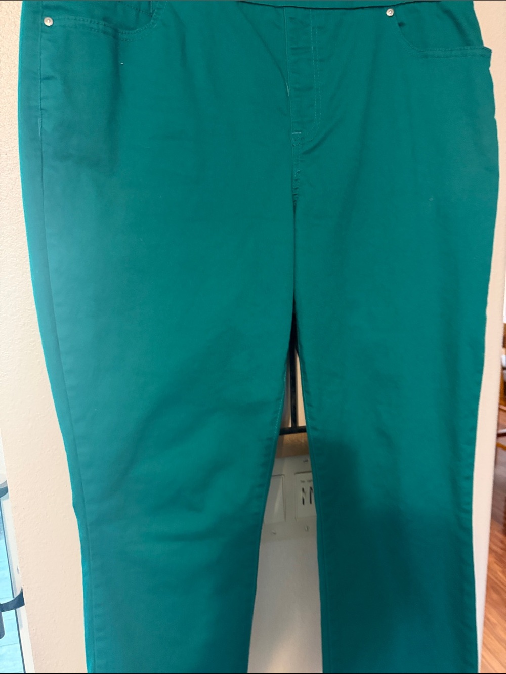 Women’s Teal Straight-Leg Pants like new!!